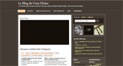 Desktop Screenshot of leblogdecreachriss.fr
